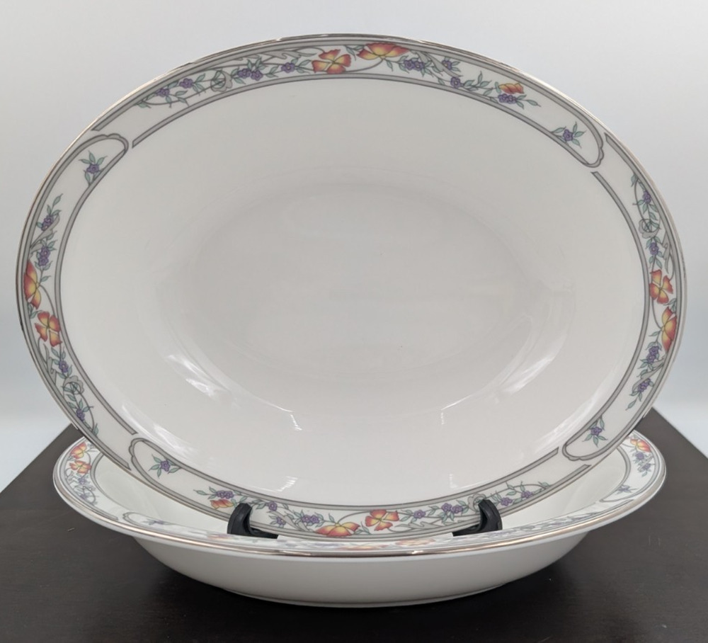 Royal Doulton Arlington Oval Serving Bowl Set of 2 Bowls H5180